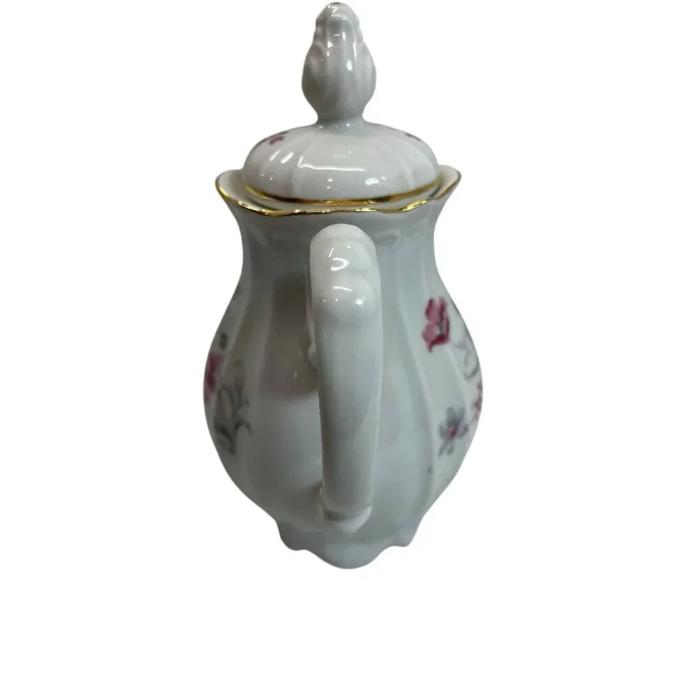 Antique Porcelain Teapot & Lid 8.4